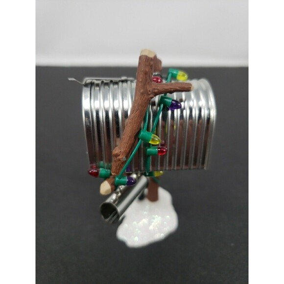 Hallmark Santa's Mailbox Metal S. Claus Vintage 2002  Cookies & Milk Slide Out - Picture 3 of 14